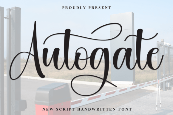 Autogate: A Script Font That Elevates Web Design