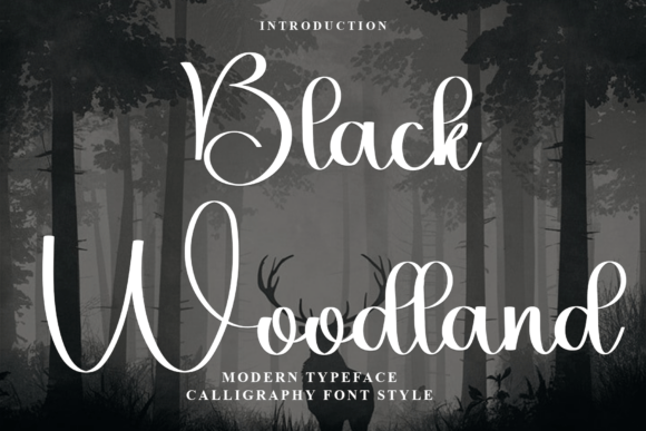 Black Woodland: A Font That Elevates Your Brand