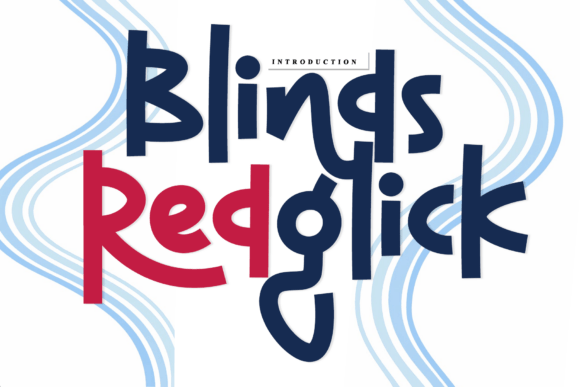 Blinds Redglick: A Script Font for Handmade Creativity