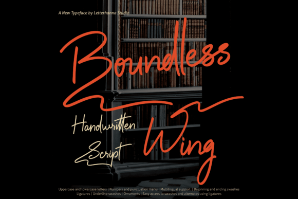 Boundless Wing: A Script Font for Editorial Excellence