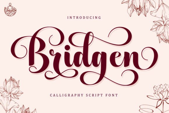 Bridgen: A Script Font for Elegant Craft Projects