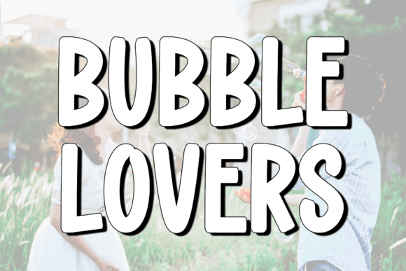Bubble Lovers: A Script Font for Editorial Elegance