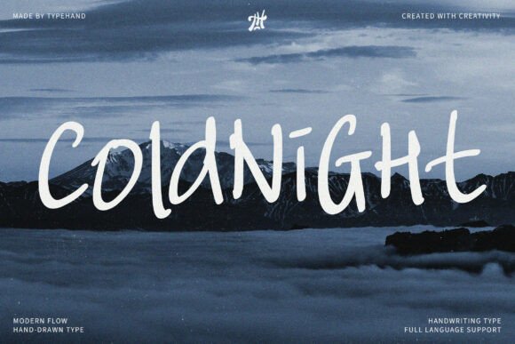 Coldnight Font: A Gentle Handwritten Touch for Editorial Design