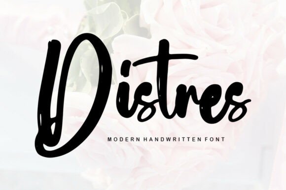 Distres: The Handwritten Font That Elevates Your Digital Brand