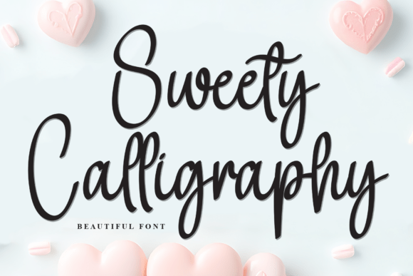 Font Choice That Elevates Your Web Design: Sweety Calligraphy