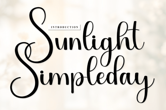 Font That Elevates Your Brand: Sunlight Simpleday