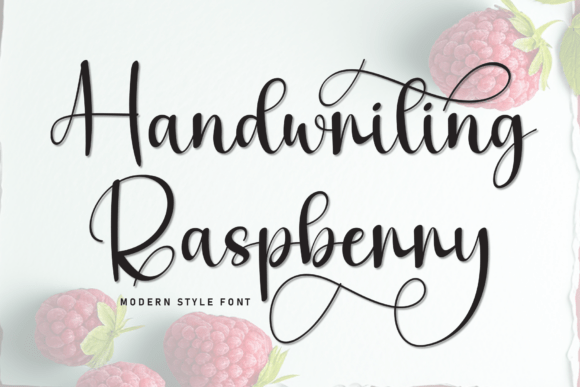 Handwriting Raspberry: A Font That Elevates Your Brand