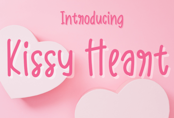 Kissy Heart – A Script Font for Love and Design