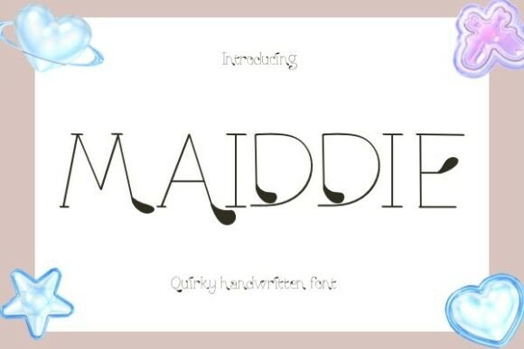 Maiddie: The Font That Makes Your Message Stand Out