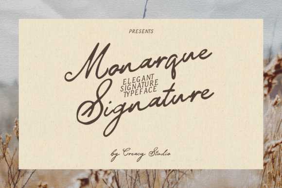 Monarque Signature: The Font That Elevates Your Digital Brand