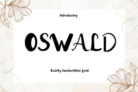 Oswald: A Handwritten Font That Breathes Life Into Your Creations