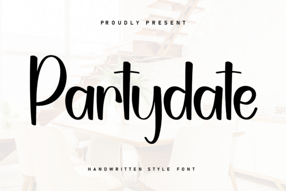 Partydate: A Handwritten Font for Branding and Creativity