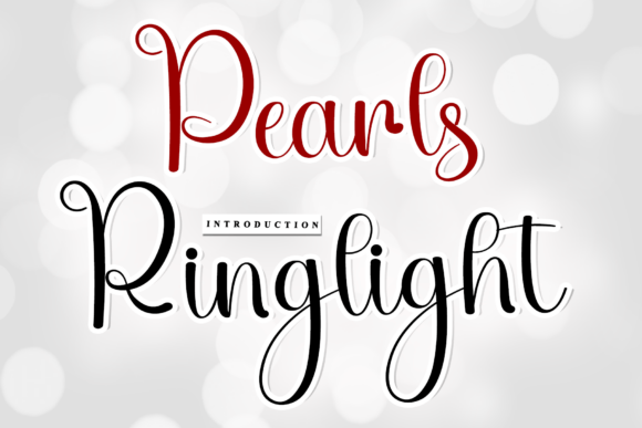 Pearls Ringlight: A Timeless Script for Handmade Creators