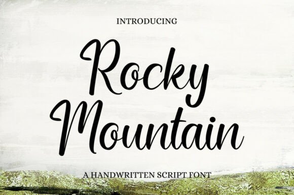 Rocky Mountain: A Timeless Handwritten Font for Branding