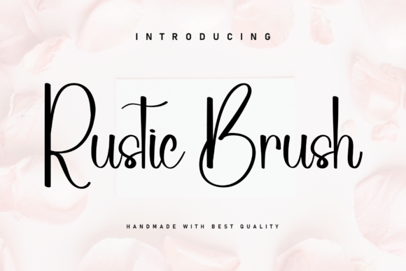 Rustic Brush: A Heartfelt Script for Warm Branding