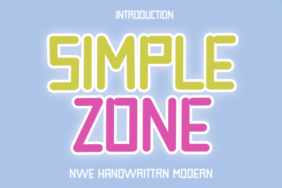 Simple Zone: A Font for Clarity and Elegance