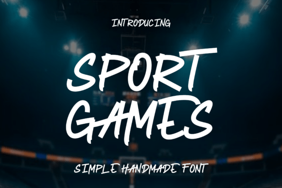 Sport Games: A Bold Font for Editorial Impact