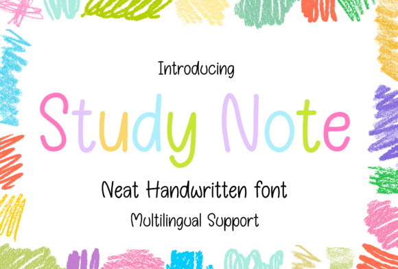 Study Note Font: A Warm and Friendly Choice for Branding